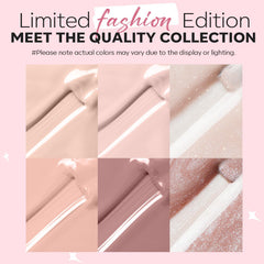 Modelones Nude Nail Polish Set swatch palette displays skin-tone friendly shades