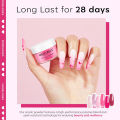 Modelones nail art setup highlights chip-resistant adhesion.