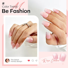 Modelones short square nails collection in multiple sizes for a perfect, comfortable fit.