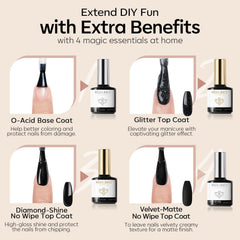 Modelones matte top coat delivering chic velvet texture