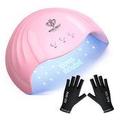 Modelones UV light 48W nail lamp for fast home gel polish curing.