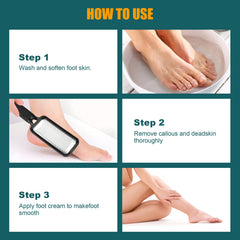 MODENGKONGJIAN foot file excels on dry and wet skin for consistent results