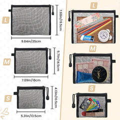 MOGUIMAX large mesh bag with zipper for bigger items