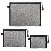 MOGUIMAX small mesh bag with zipper for compact cosmetics