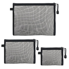 MOGUIMAX small mesh bag with zipper for compact cosmetics