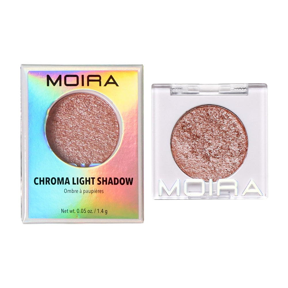 Moira Chroma Light Shadow 005 Sugar Crush with metallic foil finish for bold eyes