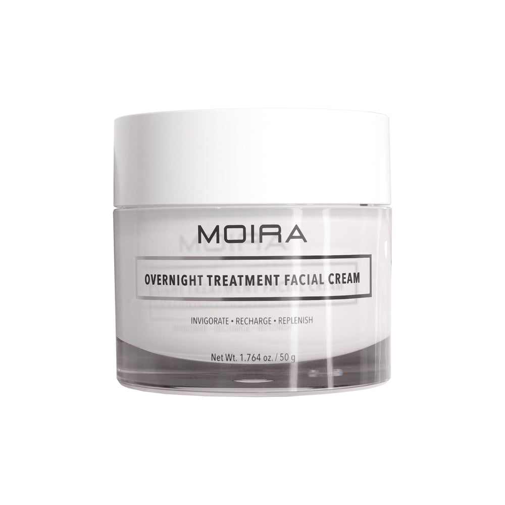 Moira Overnight Treatment Facial Cream bottle for overnight hydration
