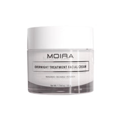 Moira Overnight Treatment Facial Cream bottle for overnight hydration