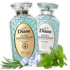 Moist Diane anti dandruff shampoo bottle with keratin for scalp balance