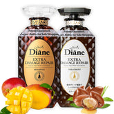 Moist Diane argan oil shampoo nourishes and smooths hair.