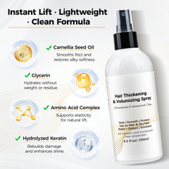 Mokasakiso Root lift action demonstrates long-lasting volume in real life