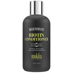 Mokita Naturals Conditionner, bouteille biotine, fortifie les cheveux.