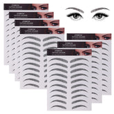 Molain 4D hair-like eyebrow stickers pack close-up for natural brows.