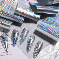 MOLILON marble pattern nail foil for chic, salon-ready nails