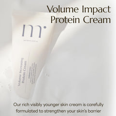 Molvany Volume Impact Cream jar closeup shows rich texture