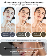 MOMIRA waterproof PU leather exterior protects cosmetics during travel.