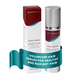 Mon Platin Professional Black Caviar Serum bottle promotes lightweight volume and shine.