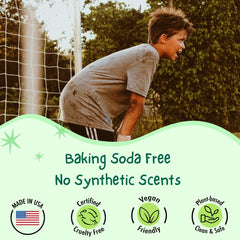MONA all-natural kids deodorant honeydew travel image, travel-ready for school days