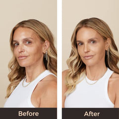 Hand-application swatch demonstrates easy blending and a skin-like finish with Blunder Cover.