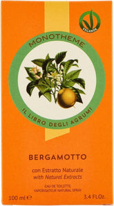 Monotheme Bergamotto EDT bottle on a clean surface for daily citrus freshness
