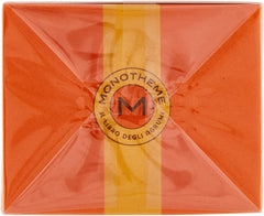 Monotheme Bergamotto label detail highlighting brand heritage