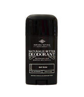 Montana Natural Shave Co. Bay Rum Deodorant pack shot, aluminum-free natural formula.