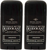 Montana Natural Shave Company MNSC Unscented Deodorant bottle with aluminum-free formula for sensitive skin