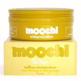 Moochi Beef Tallow Skin Jar demonstrating deep hydration for soft, nourished skin.