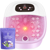 MoodRelish foot spa bath massager showing warm, relaxing heat and jet massage for tired feet