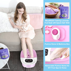 MoodRelish infrared light feature with rollers for targeted foot relief