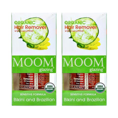 MOOM sensitive bikini remover with cucumber glazing for smoother skin
