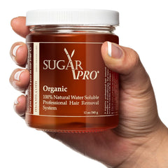 MOOM Sugar Pro wax texture demonstrates smooth paste like consistency for even application