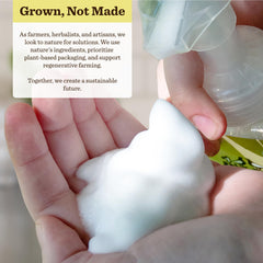 Moon Valley Organics calendula and comfrey blend provides soothing cleansing.