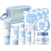 MOONGAZE Milk Skincare Set 11-1 hero image for a gentle daily routine on the go.