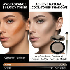 MOONGAZE ultra-fine silky powder for seamless, buildable contour shades.