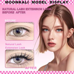 MOONKALI waterproof lash cluster glue ensures long-lasting adhesion for daily wear