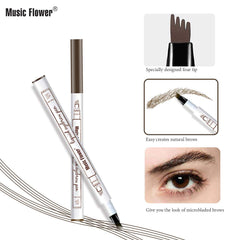 MoonKong Waterproof Brow Pen stays put through workouts and rain.
