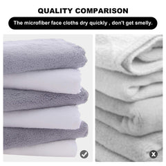 MOONQUEEN microfiber cloths ideal for travel and on-the-go cleansing.