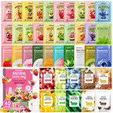 Mopayzer 40-piece collagen face masks set for deep hydration and skin comfort.