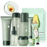Mopayzer Avocado Skin Care Set packaging shown for travel-ready hydration.