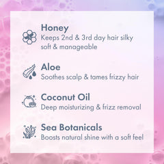MopTop curly hair cream texture for defined strands close-up