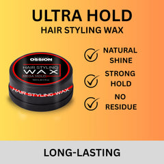 Morfose Barber Wax creamy texture closeup for easy application.