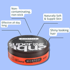 Edge definition with Morfose Super Aqua for precise, sharp styling.