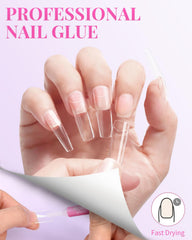 MORGLES acrylic nail clipper for precise trimming of tips