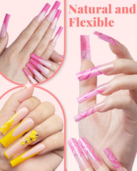 MORGLES DIY manicure kit with clipper and glue supports at-home nail art.