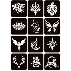 Moricher Henna Tattoo Kit cotton swabs help apply and clean designs with control.