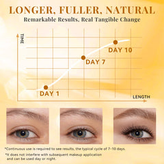 Morlok eyelash serum precision applicator in use for targeted lash line application