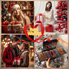 MORNECA palette: fards à paupières mats pour couleurs durables.