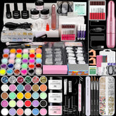 Morovan acrylic nail kit overview with color options for DIY salon-quality nails.