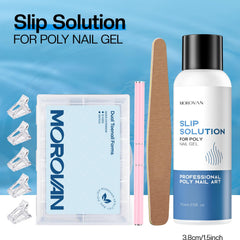 Morovan dual-ended brush ready for even gel spread and detailing